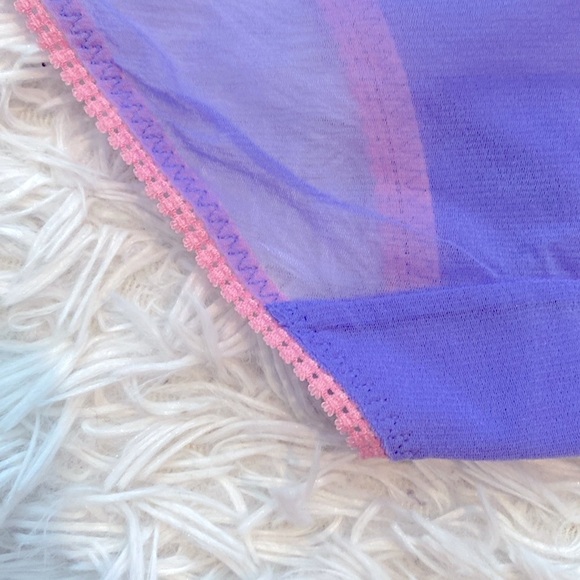 Nwt On Gossamer Lavender and Rose Sheer Briefs - Picture 5 of 7